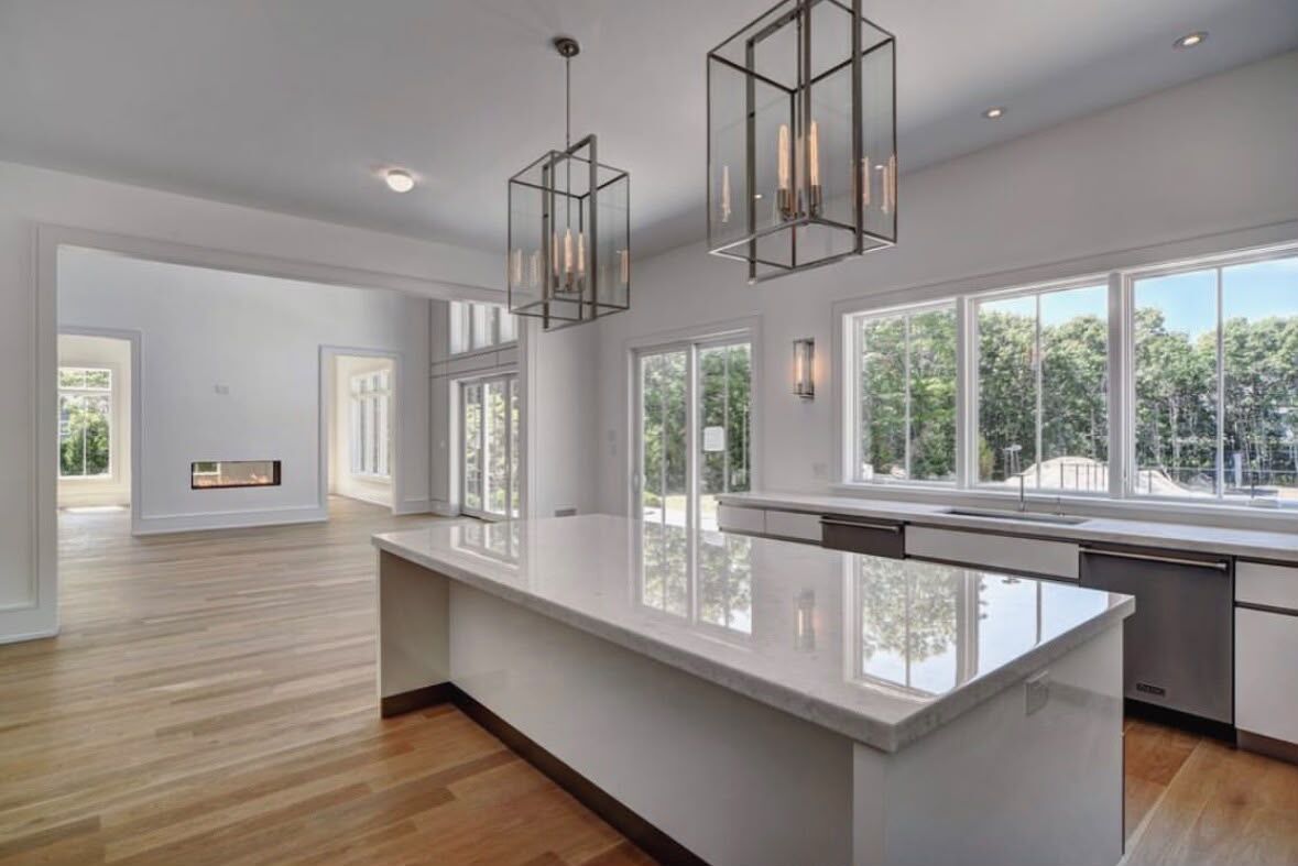 Open kitchen connected to the great room through a wide cased opening.